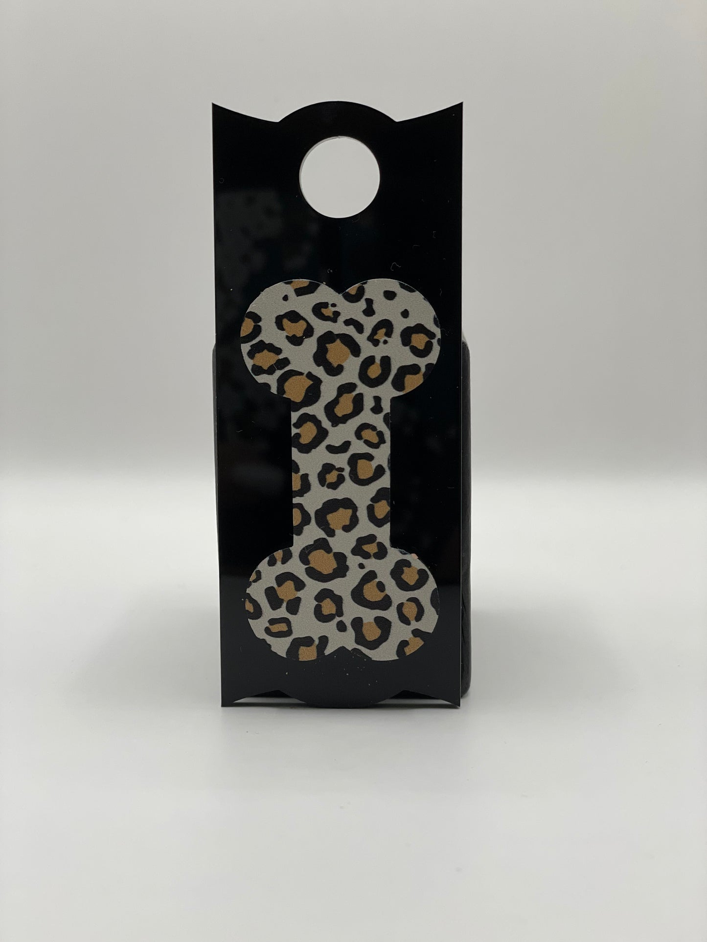 Drinkware: Stanley Cup Charms- Leopard Print Dog Bone
