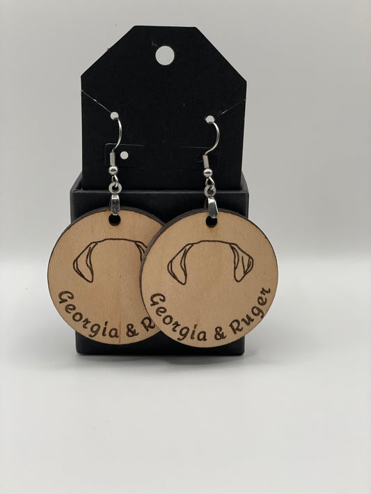 Earrings: Personalized Dog Ears